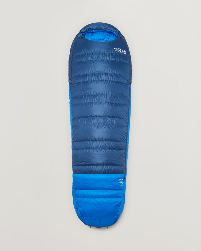 Rab Ascent -6 Sleeping Bag Regular Tempest Blue/Maya Blue – Blu