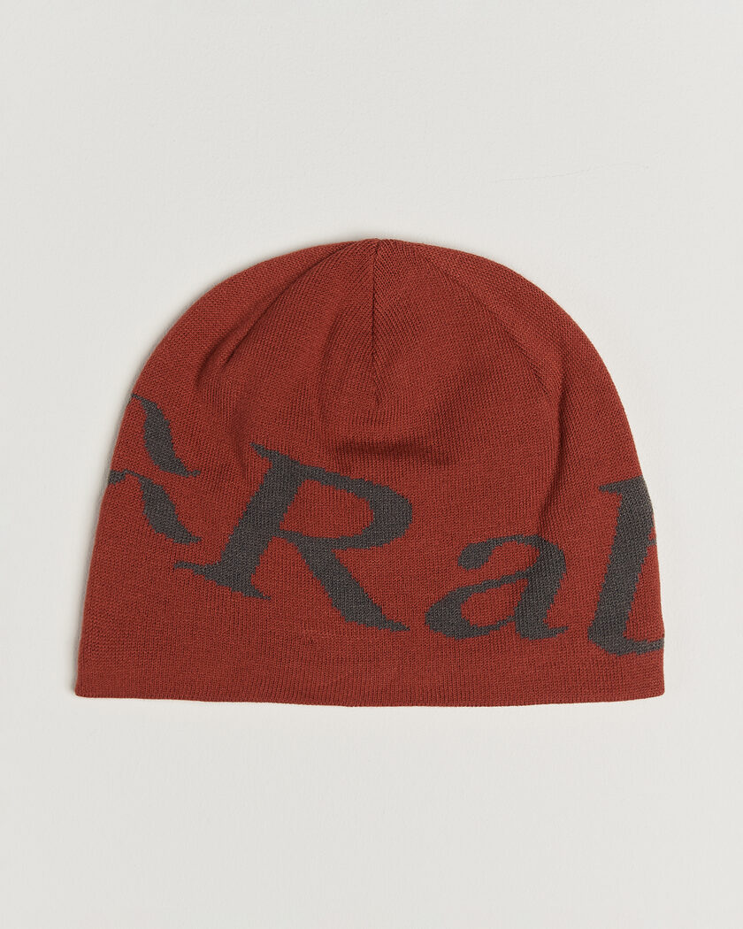 Rab Logo Beanie Tuscan Red/Graphene – Rosso