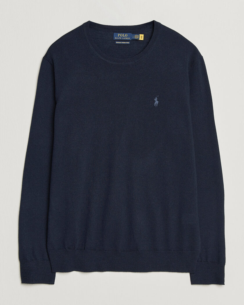 Polo Ralph Lauren Long Sleeve Pullover Hunter Navy – Blu