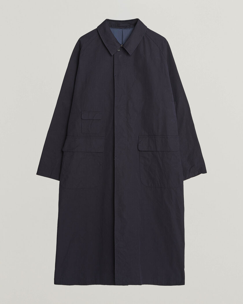 BEAMS PLUS Oxford Over Coat Navy – Blu