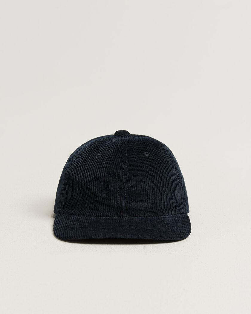 BEAMS PLUS 6 Panel Corduroy Cap Navy – Blu
