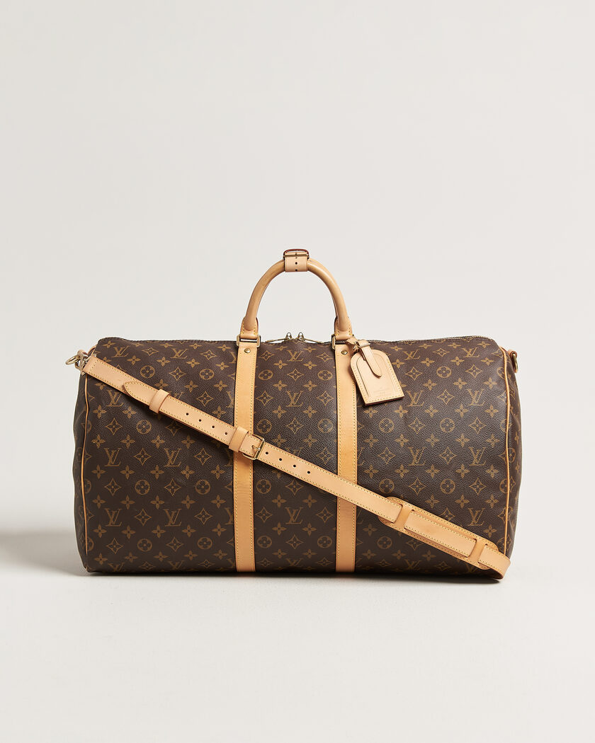 Louis Vuitton Pre-Owned Keepall Bandouliére 55 Monogram – Marrone