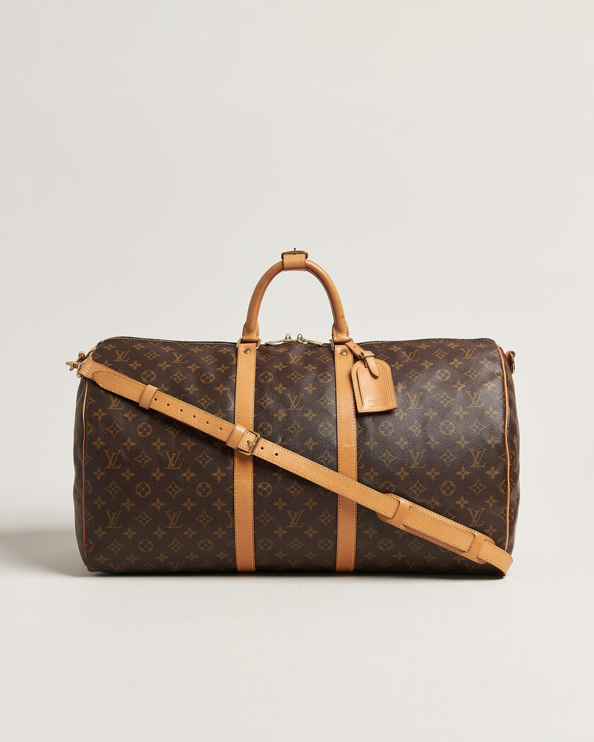 Louis Vuitton Pre-Owned Keepall 55 Bandoulière Monogram – Marrone