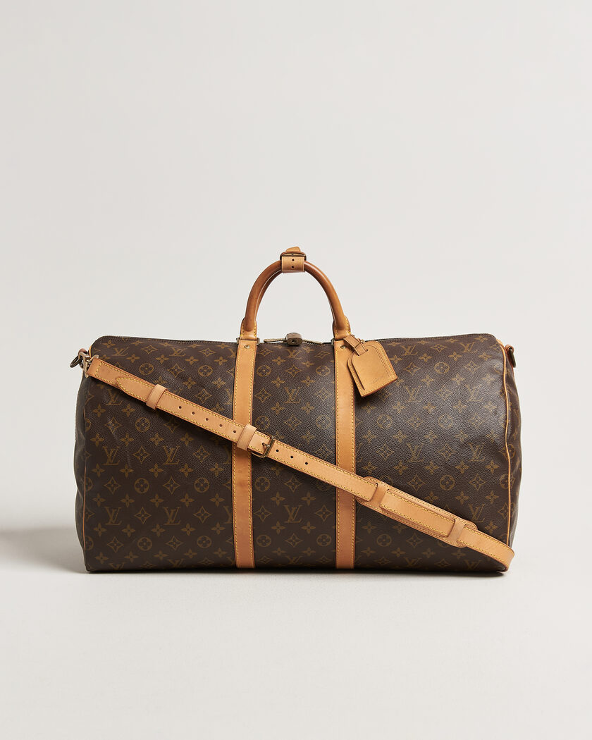 Louis Vuitton Pre-Owned Keepall 55 Bandoulière Monogram – Marrone