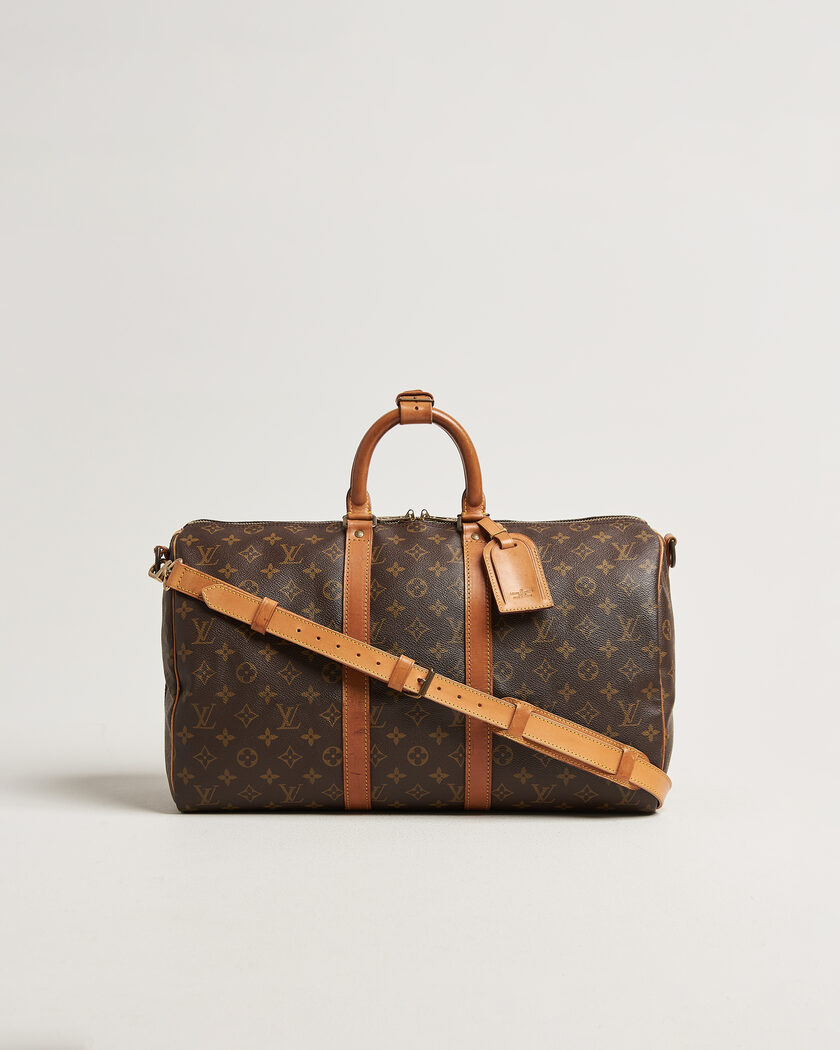Louis Vuitton Pre-Owned Keepall 45 Bandoulière Monogram – Marrone