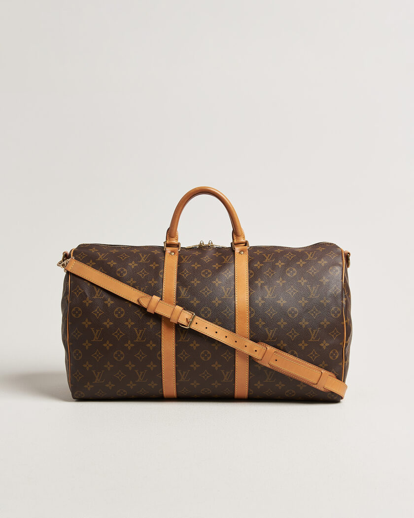Louis Vuitton Pre-Owned Keepall 50 Bandoulière Monogram – Marrone
