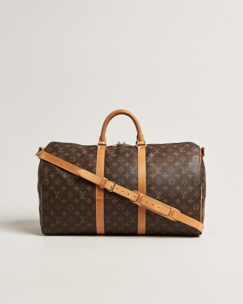 Louis Vuitton Pre-Owned Keepall 50 Bandoulière Monogram – Marrone