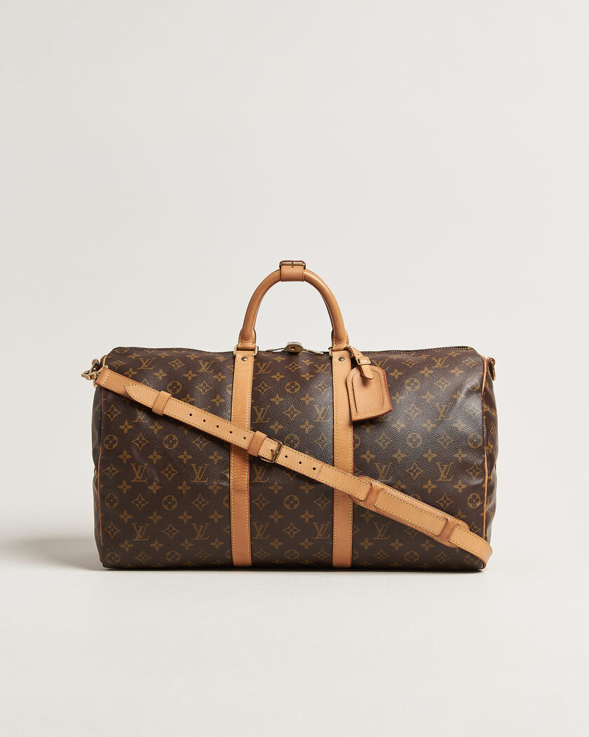 Louis Vuitton Pre-Owned Keepall 50 Bandoulière Monogram – Marrone
