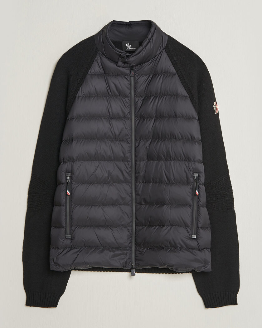 Moncler Grenoble Padded Hybrid Cardigan Black – Nero