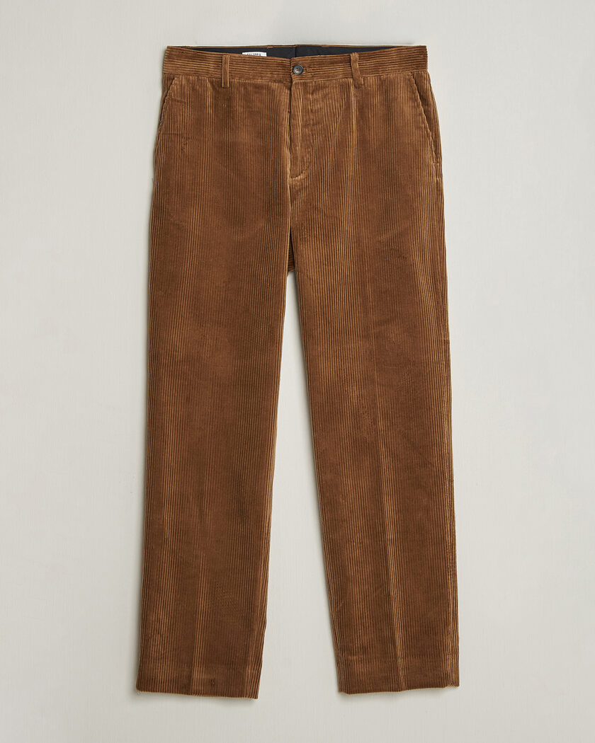 Filippa K Julian Corduroy Chino Trousers Tobacco – Marrone