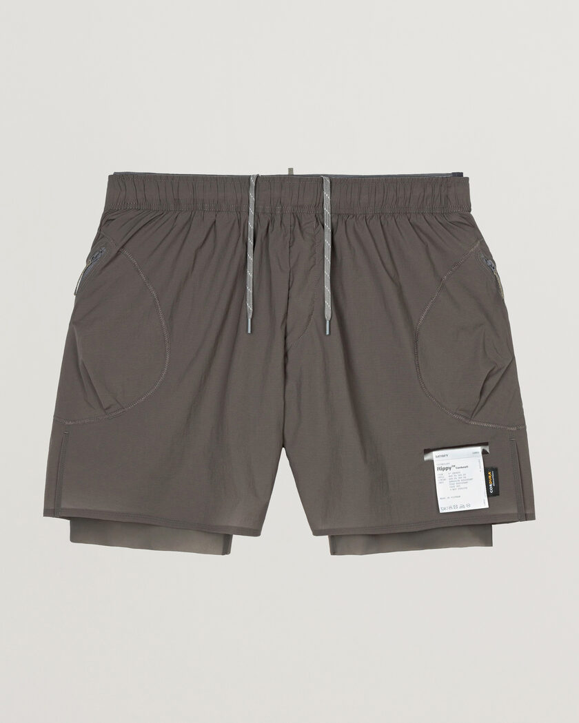 Satisfy Rippy Cordura 5 Inch Shorts Subterranean – Grigio