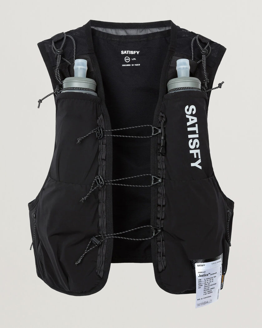 Satisfy TechSilk Drift Cordura 5L Hydration Vest Black – Nero