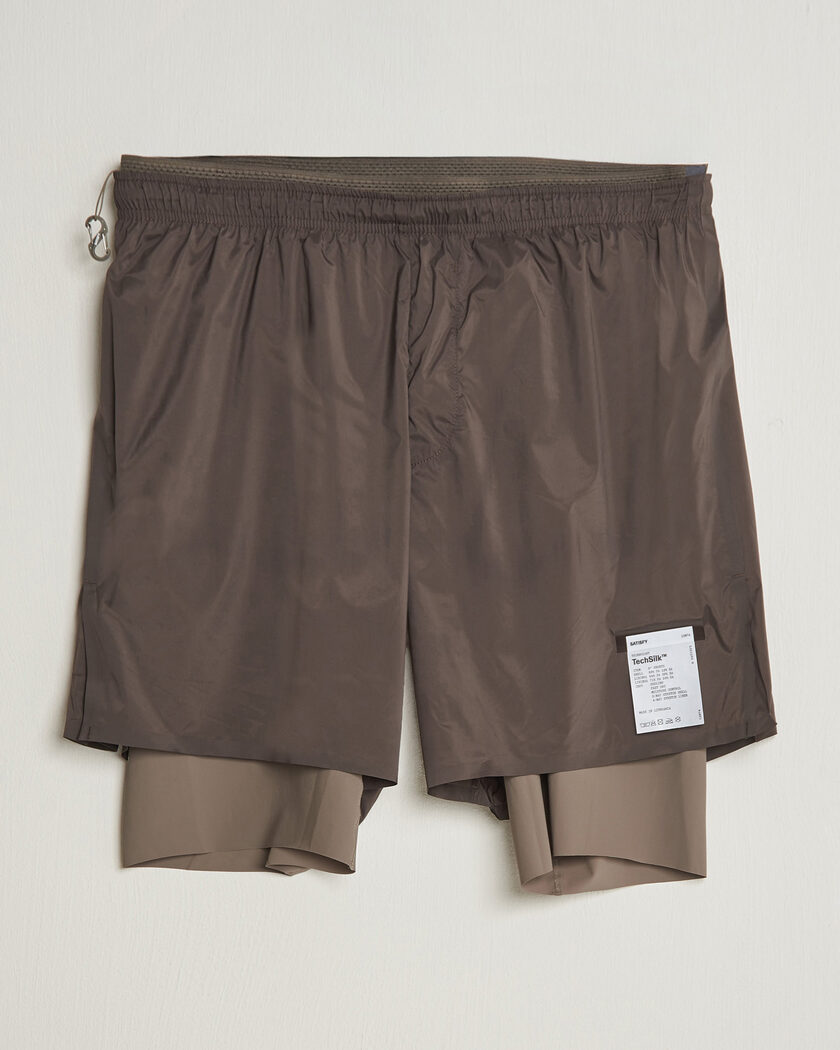 Satisfy TechSilk 8 Inch Shorts Quicksand – Marrone