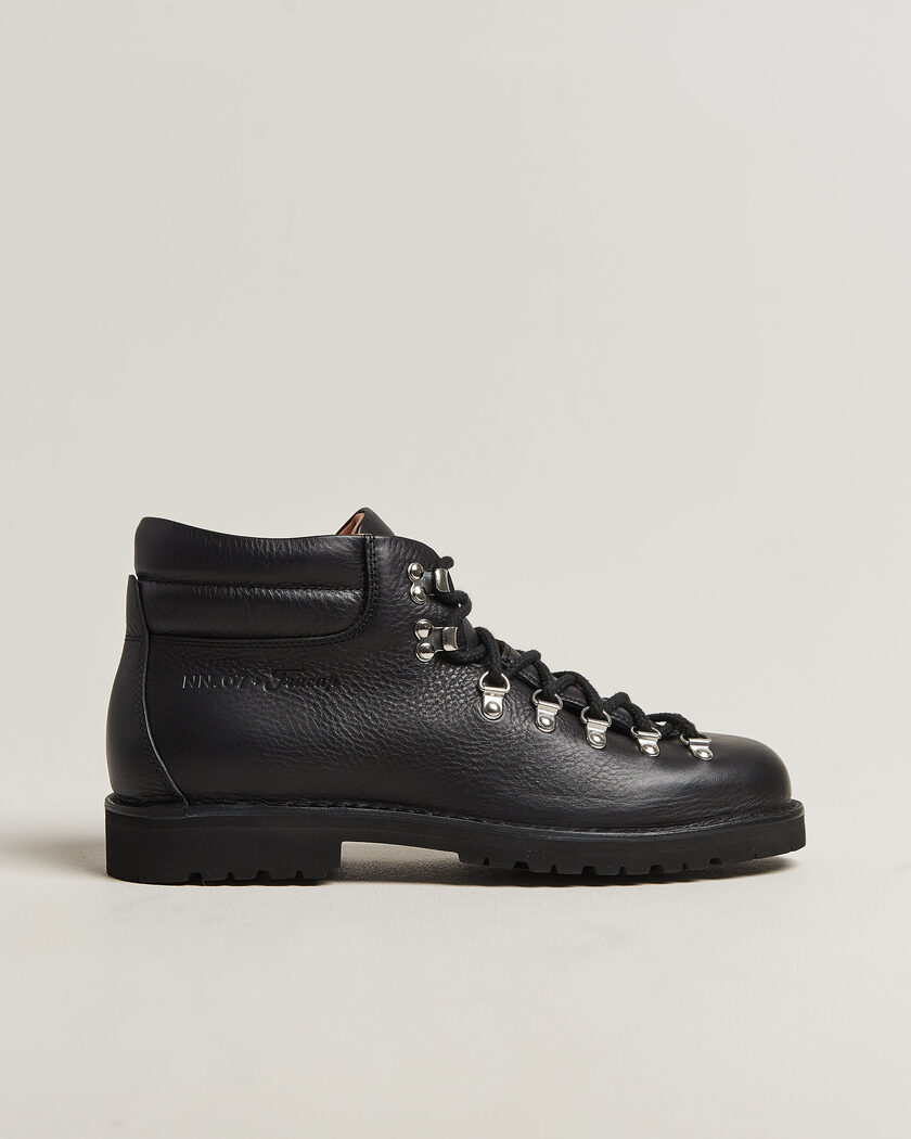 NN07 Fracap M127 Grained Leather Boot Black – Nero