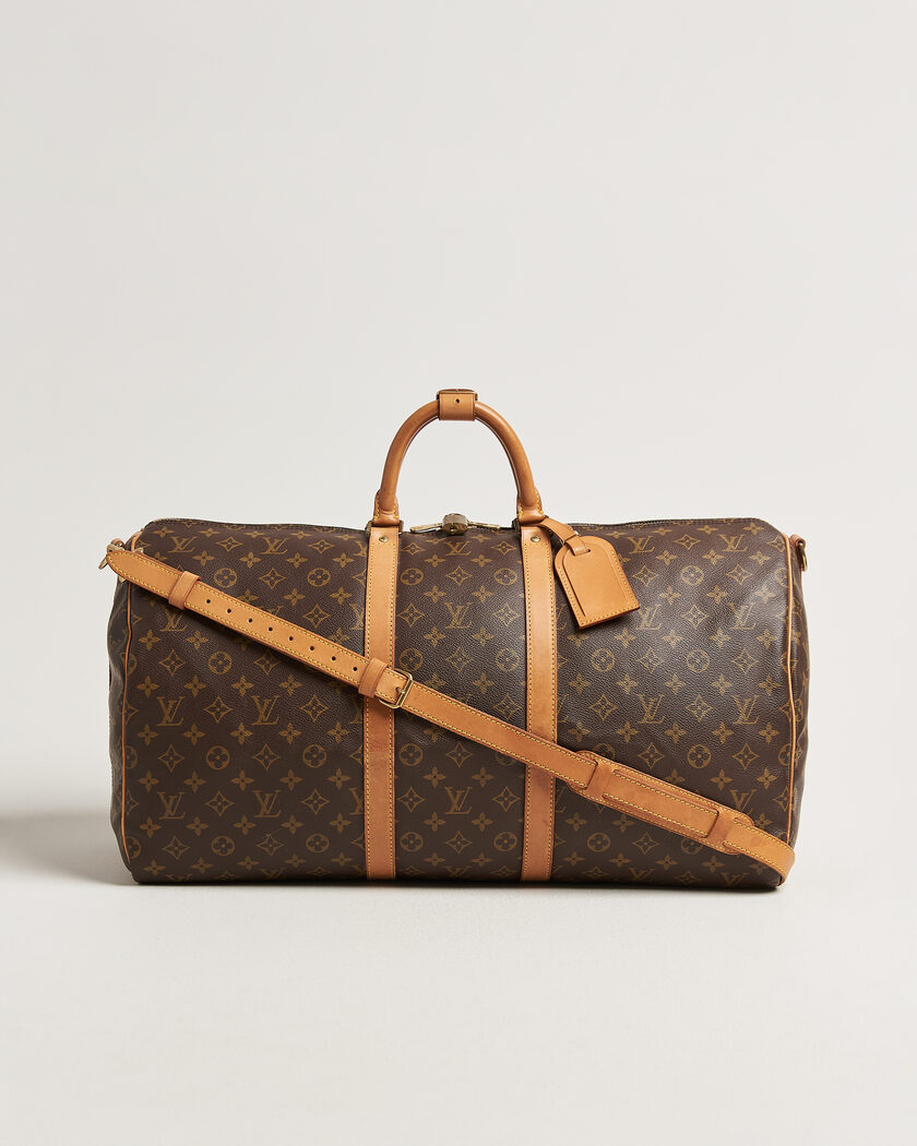 Louis Vuitton Pre-Owned Keepall Bandouliére 55 Monogram – Marrone
