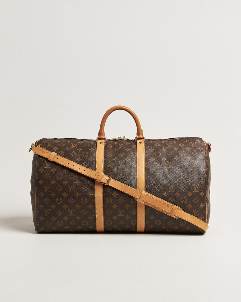 Louis Vuitton Pre-Owned Keepall Bandouliére 55 Monogram – Marrone