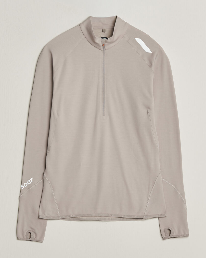 SOAR Running Wool Tech Top Opal Grey – Grigio