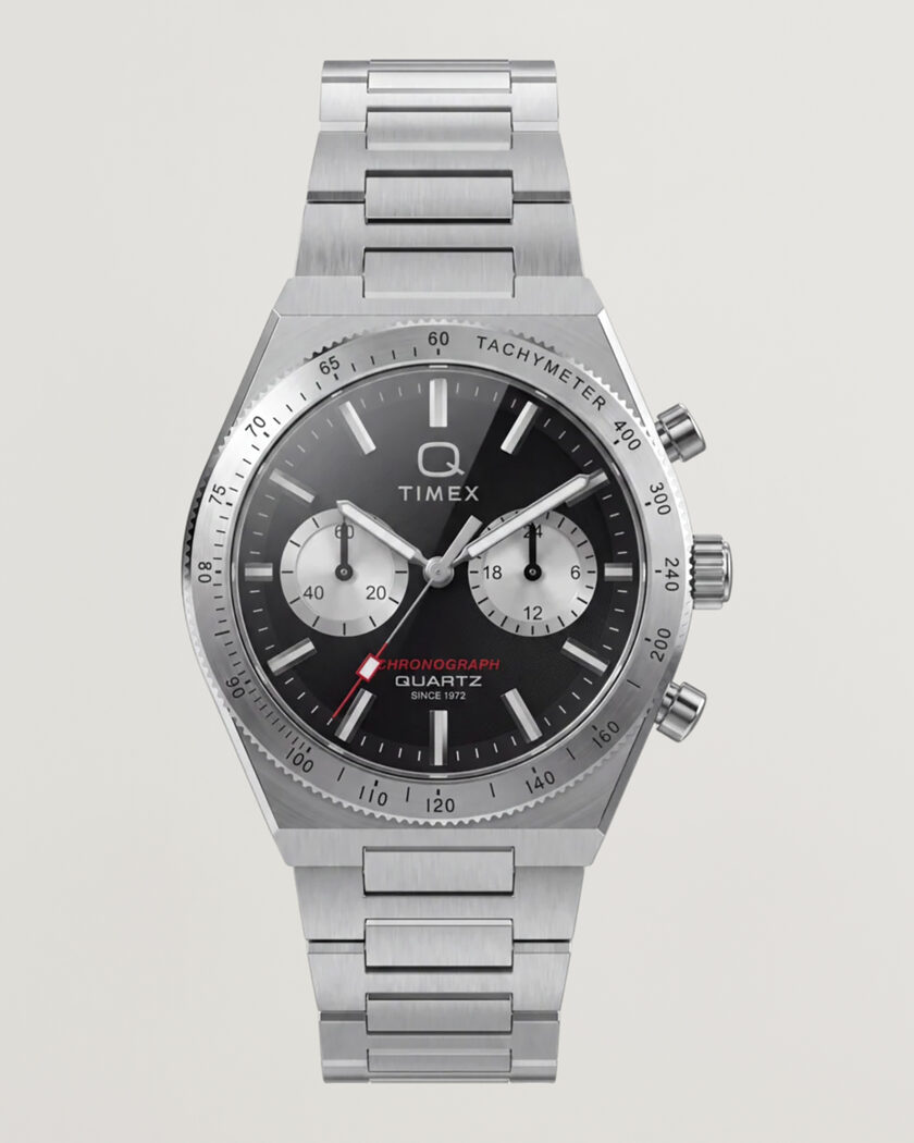 Timex Q Continental Chronograph 36mm Black Dial – Nero