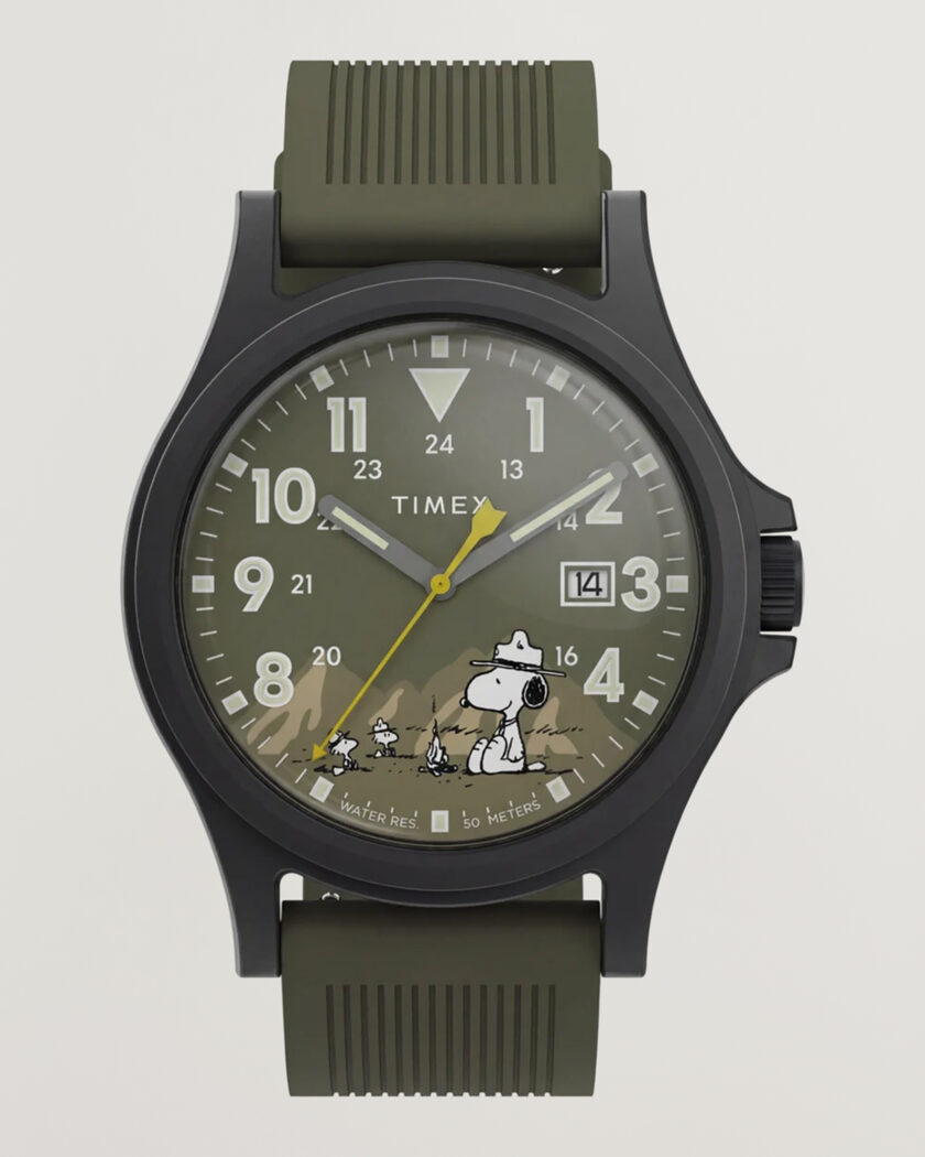 Timex Peanuts x Expedition Acadia 40mm Green Dial – Verde