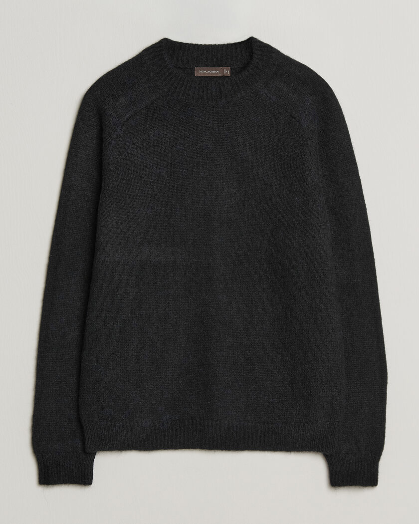Oscar Jacobson Andie Alpacka/Merino Knitted Sweater Black – Nero