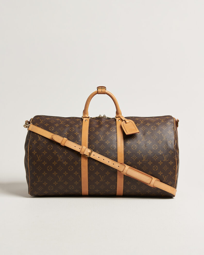 Louis Vuitton Pre-Owned Keepall 55 Bandoulière Monogram – Marrone