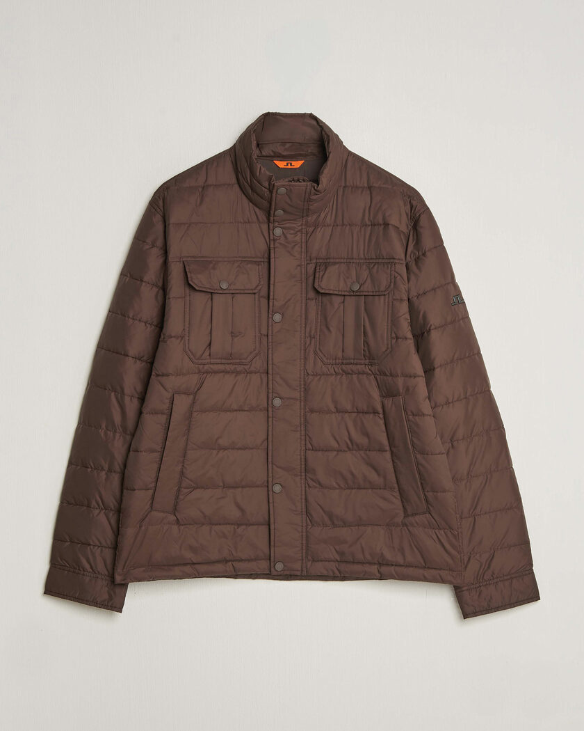 J.Lindeberg Bailey Light Padded Jacket Seal Brown – Marrone