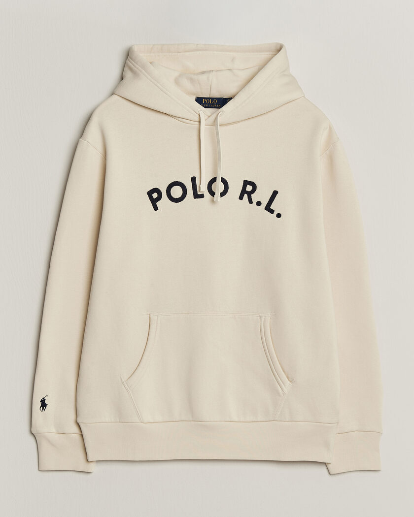 Polo Ralph Lauren Cotton Chest Logo Hood Andover Cream – Bianco