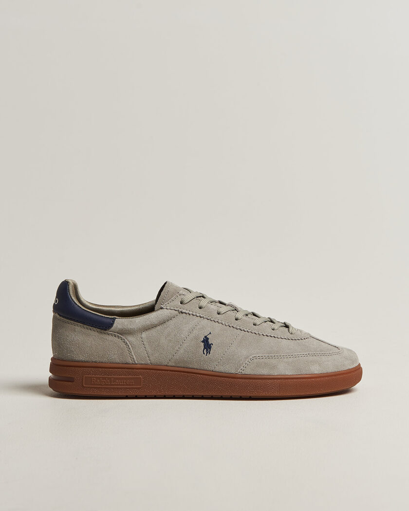 Polo Ralph Lauren Bedford Suede Sneaker Earth Grey – Grigio