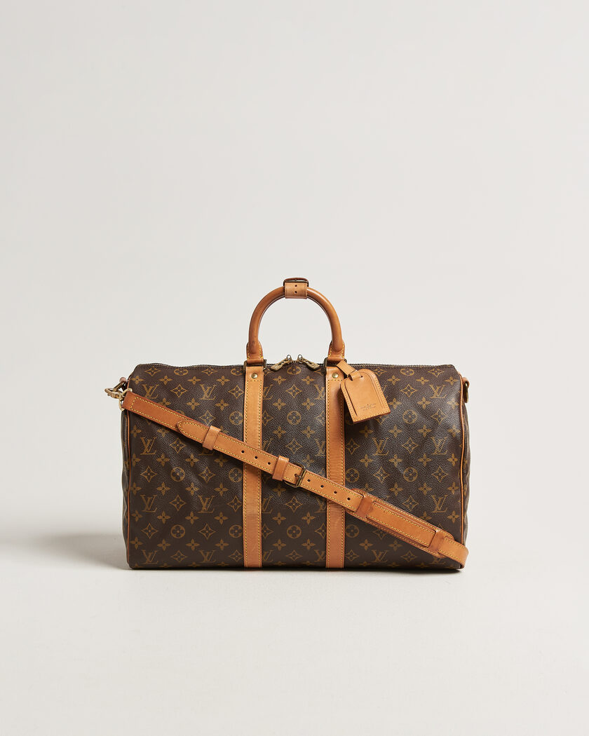 Louis Vuitton Pre-Owned Keepall 45 Bandoulière Monogram – Marrone