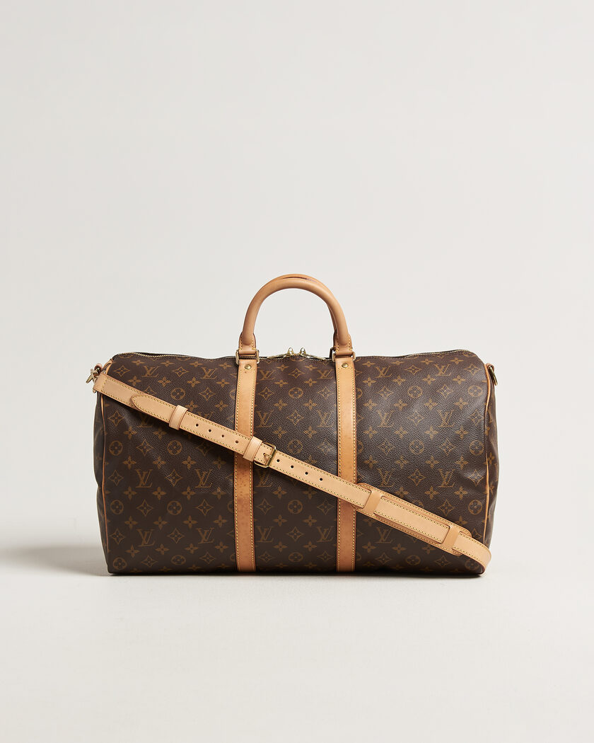 Louis Vuitton Pre-Owned Keepall 50 Bandoulière Monogram – Marrone