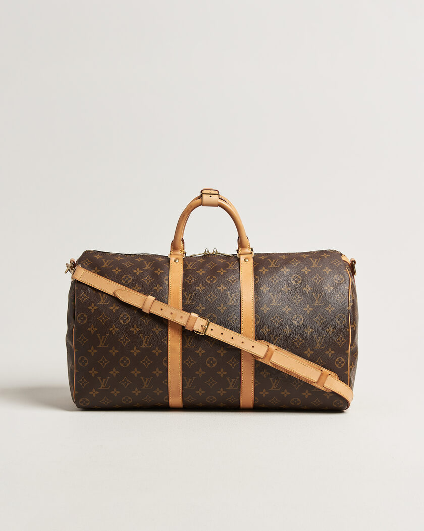 Louis Vuitton Pre-Owned Keepall 50 Bandoulière Monogram – Marrone