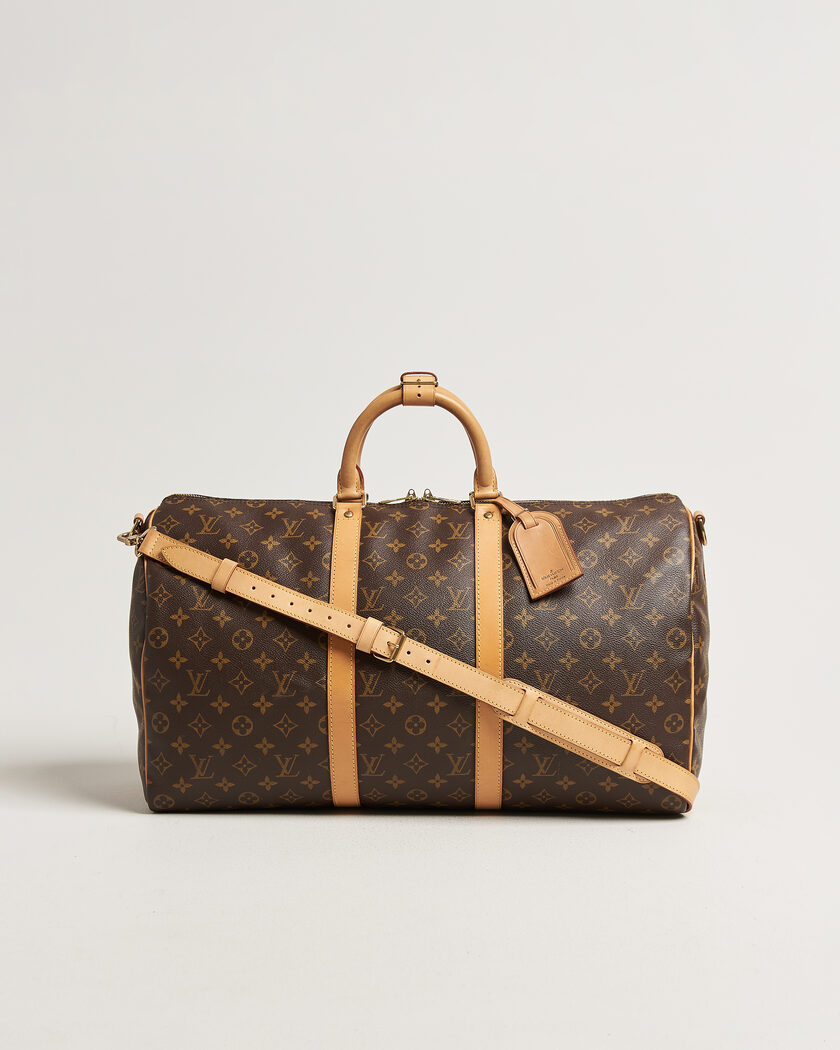 Louis Vuitton Pre-Owned Keepall 50 Bandoulière Monogram – Marrone