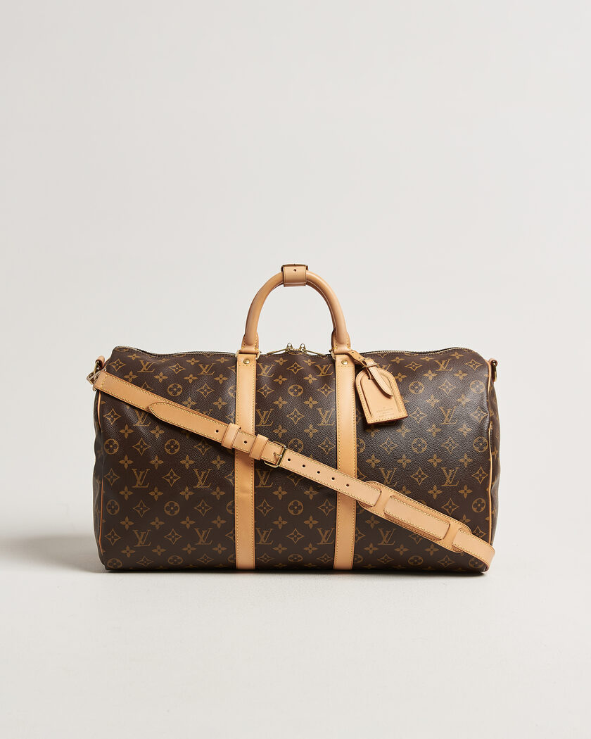 Louis Vuitton Pre-Owned Keepall 50 Bandoulière Monogram – Marrone
