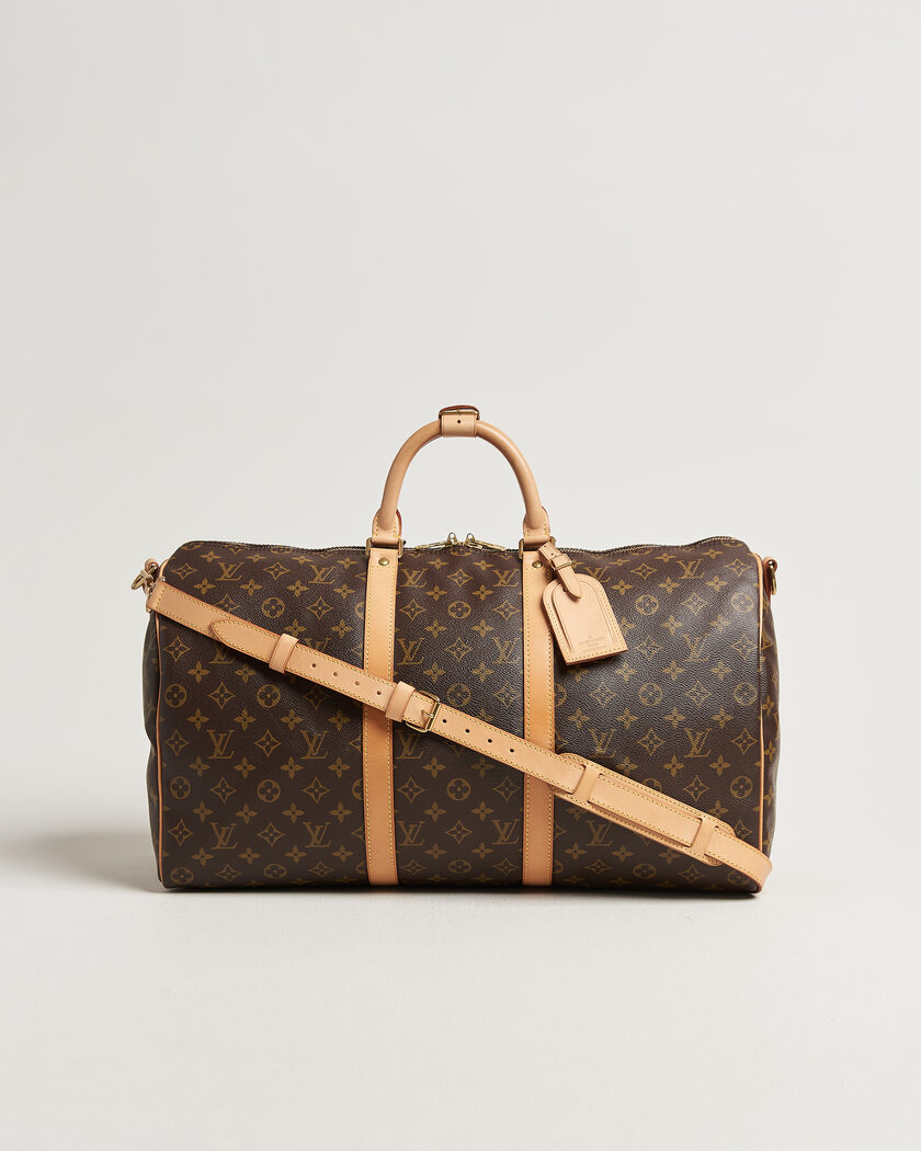 Louis Vuitton Pre-Owned Keepall 50 Bandoulière Monogram – Marrone
