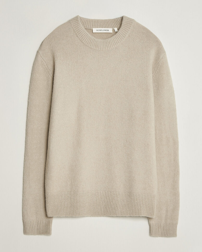 Sunflower Moon Alpaca Sweater Pebble – Beige