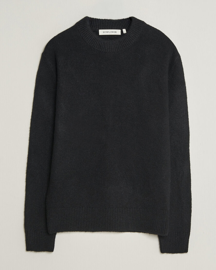 Sunflower Moon Alpaca Sweater Black – Nero