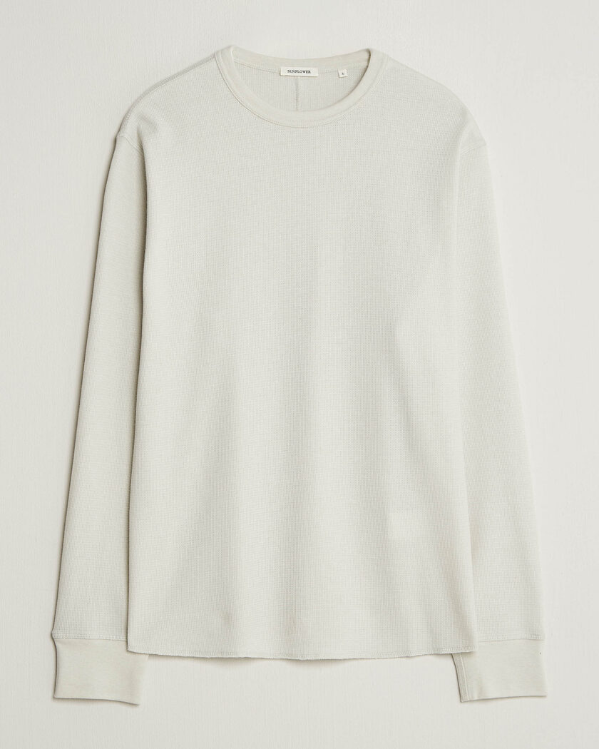 Sunflower Wool Waffle Long Sleeve T-Shirt Kit White – Bianco
