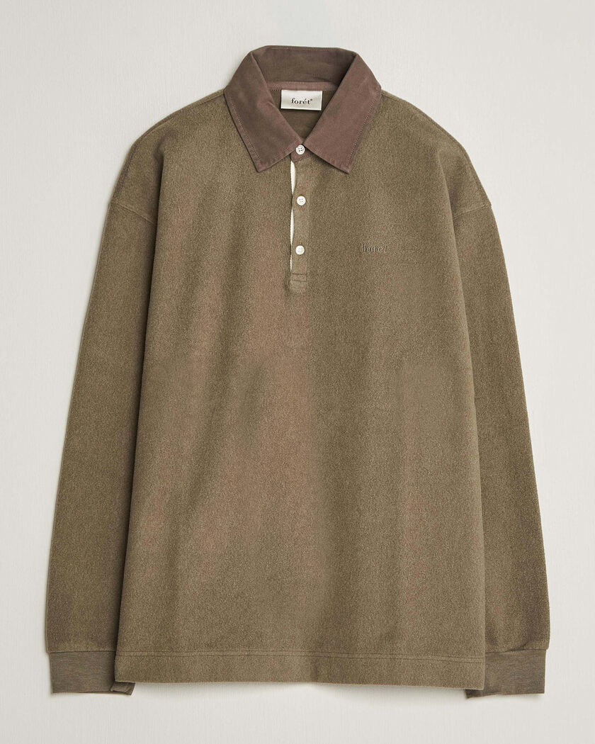 Forét Herb Brushed Rugby Washed Brown – Marrone