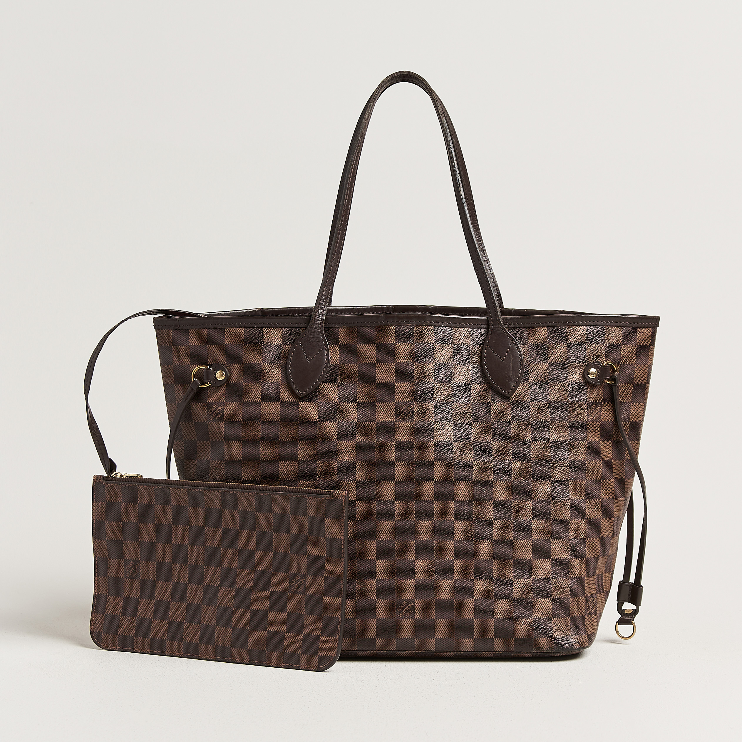 Louis Vuitton Pre-Owned Neverfull MM Damier Ebene – Marrone