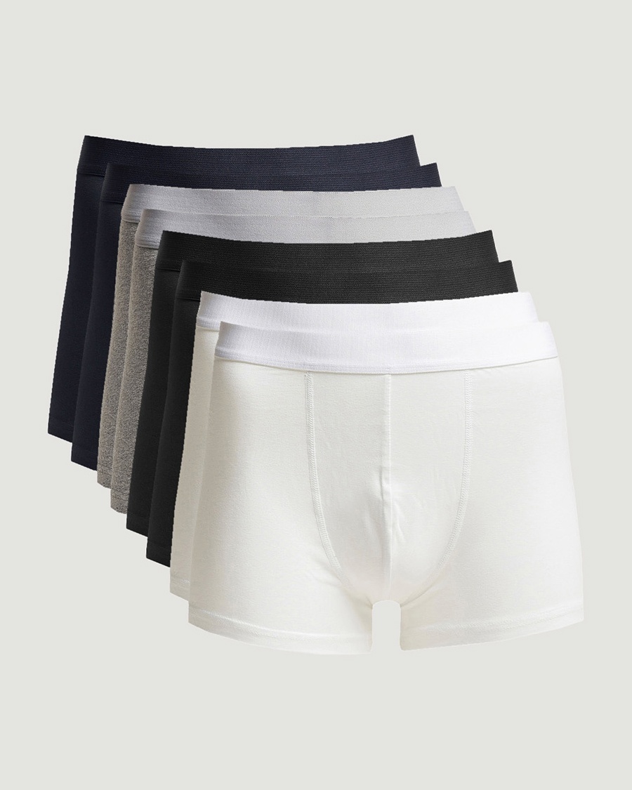 Bread & Boxers 8-Pack Boxer Brief White/Black/Grey/Navy – Bianco