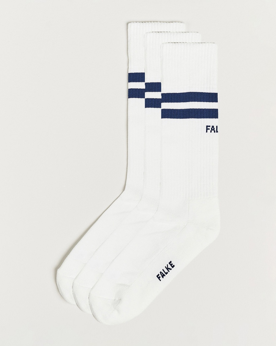 Falke 3-pack Dynamic Tennis Socks White/Blue – Bianco