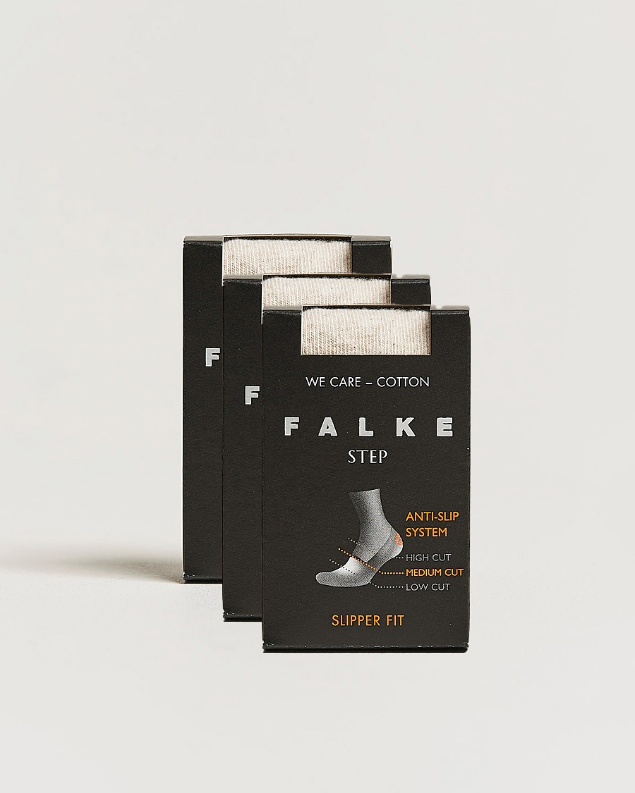 Falke 3-pack Step In Box Loafer Socks Nature – Beige