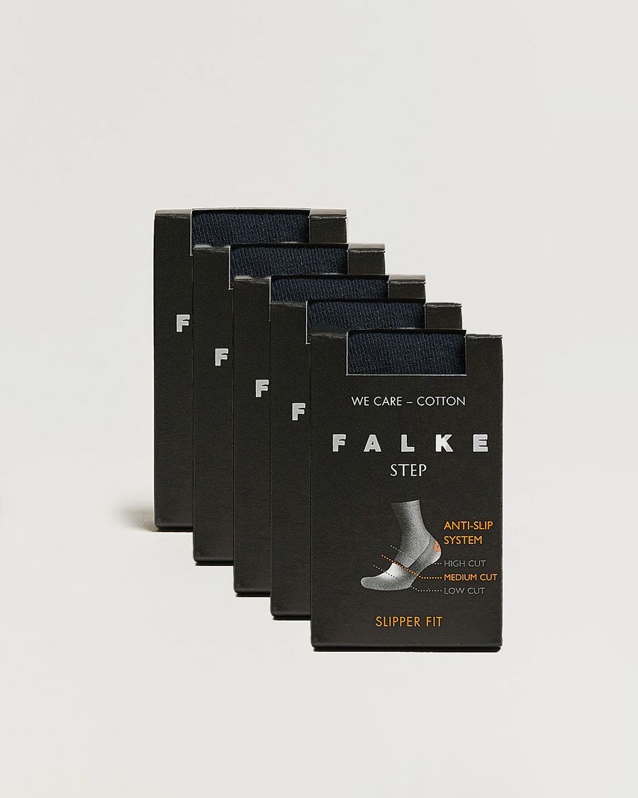 Falke 5-pack Step In Box Loafer Socks Navy – Blu