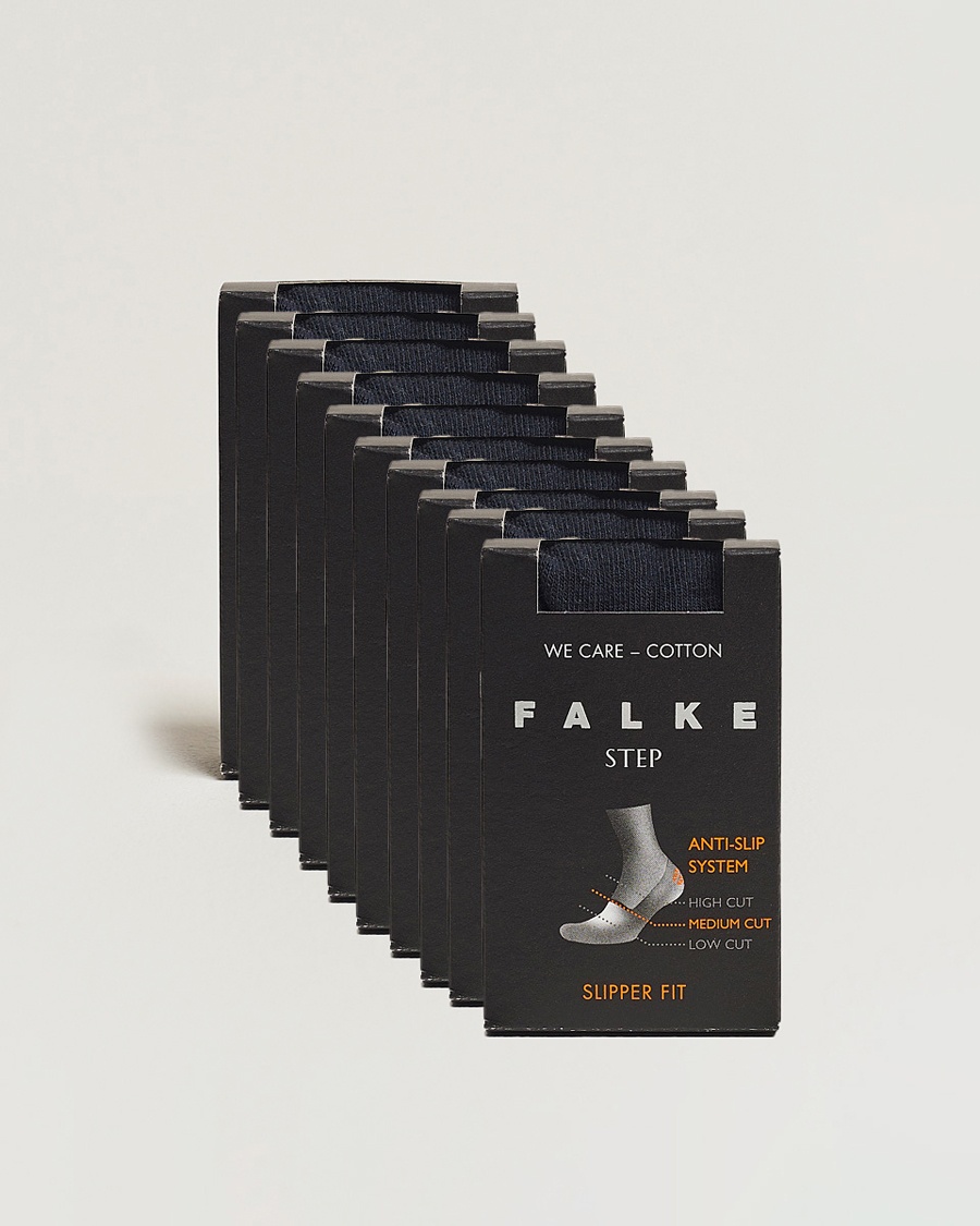 Falke 10-pack Step In Box Loafer Socks Navy – Blu