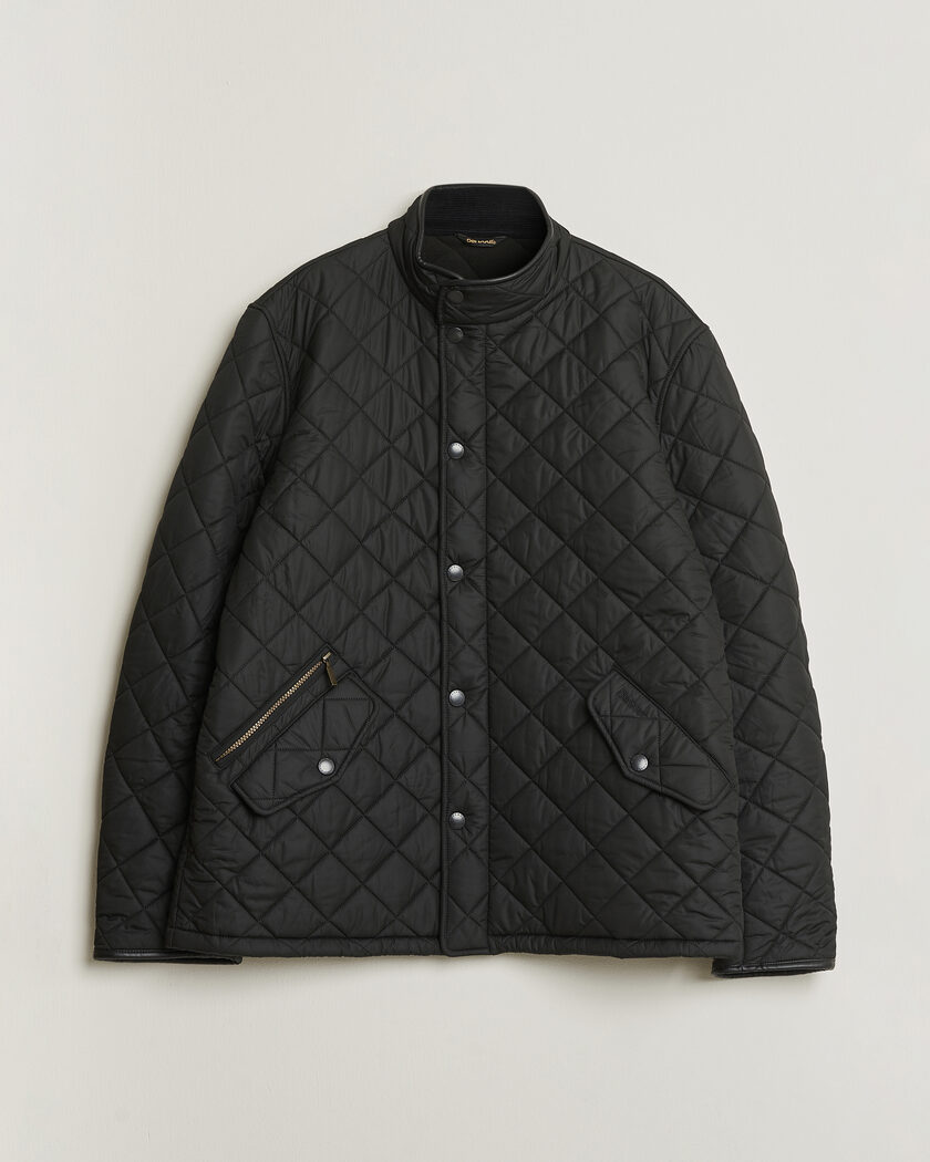 Pre-owned Barbour Lifestyle Powell Quilted Jacket Black XXL – Nero