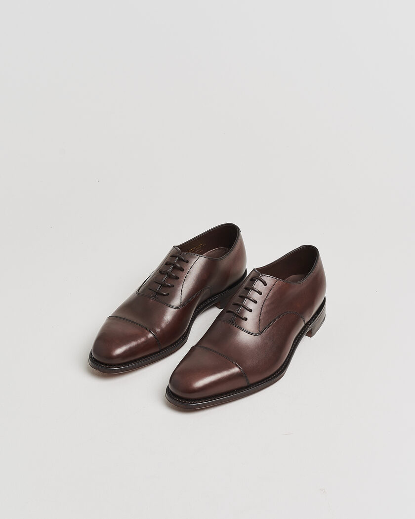 Pre-owned Loake 1880 Aldwych Oxford Dark Brown Calf UK9,5 - EU43,5 – Marrone
