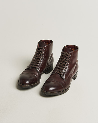 Pre-owned Alden 41853 Cap Toe Boot Burgundy Shell Cordovan US10 - EU44 – Marrone