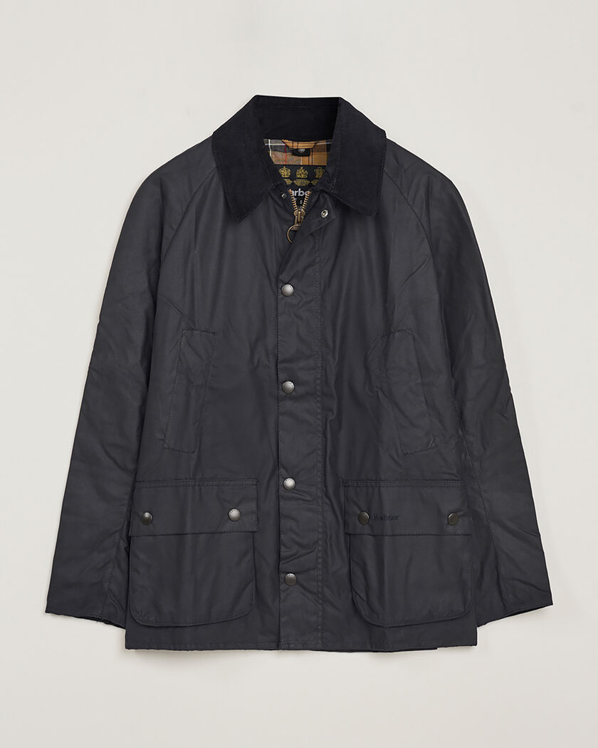 Pre-owned Barbour LifestyleAshby Wax JacketNavyS – Blu