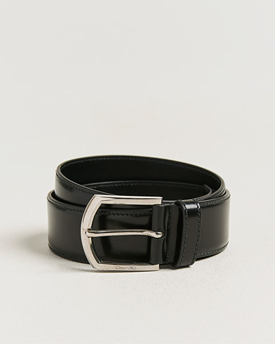 Pre-owned Church's Polished Binder 3,5 cm Belt Black 95 – Nero
