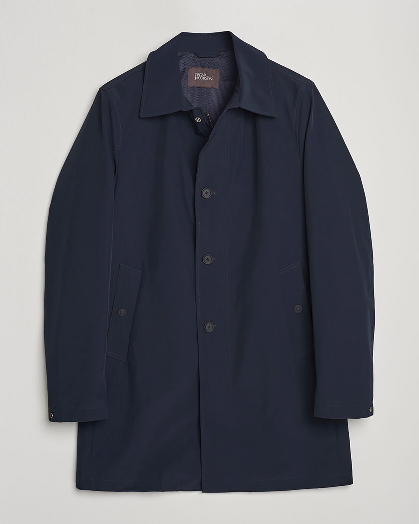 Pre-owned Oscar Jacobson Johnsson Coat Navy 50 – Blu